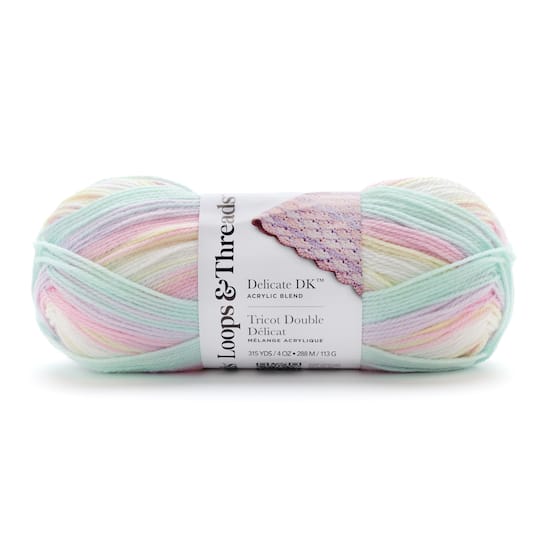 15 Pack: Delicate DK™ Yarn by Loops & Threads